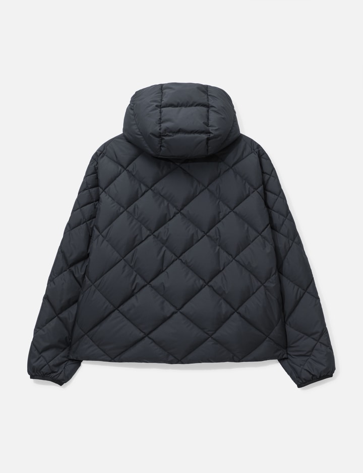 Moncler Merak Geometric-Quilted Hooded Short Down Jacket
