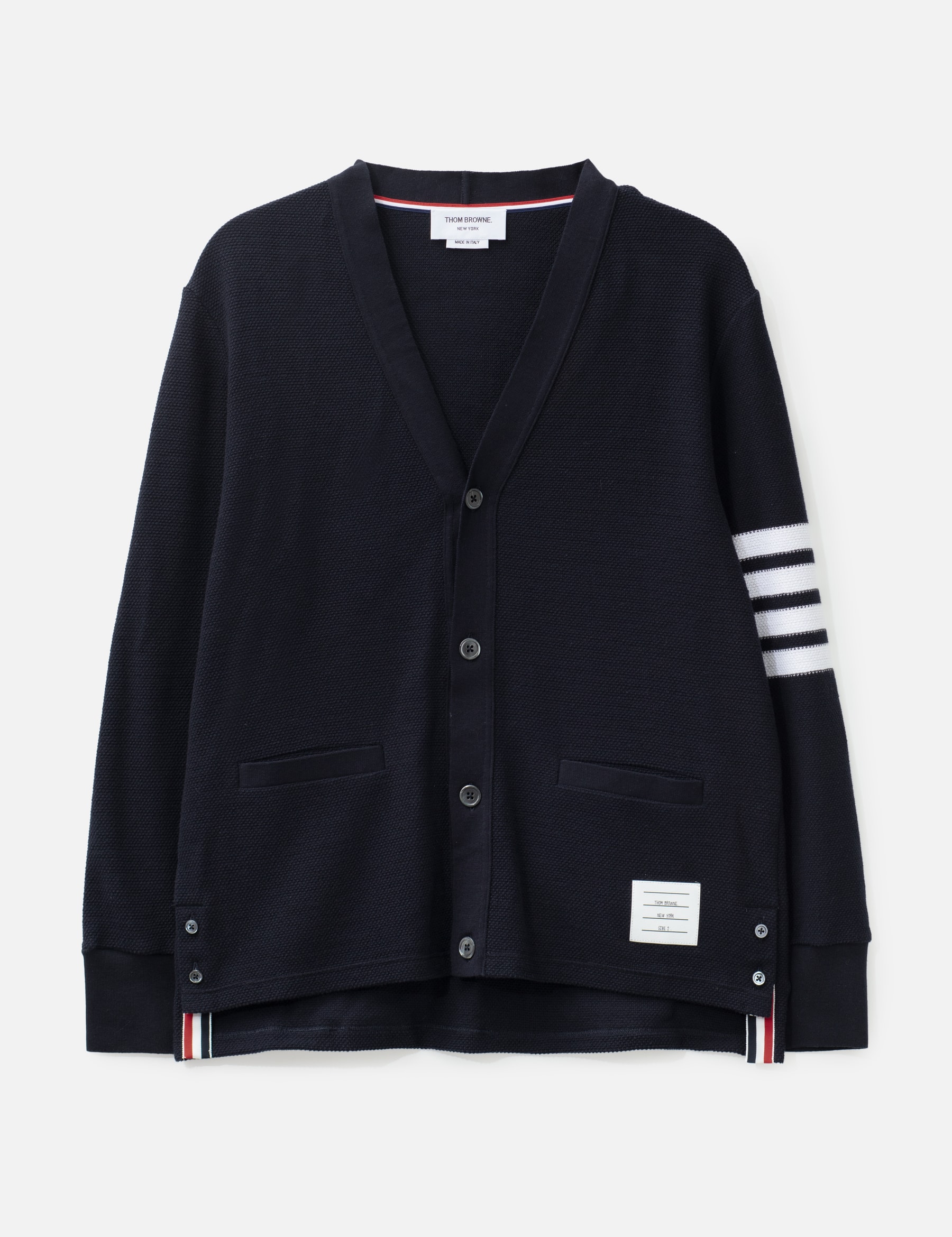 Textured Pique 4-Bar Cardigan view 16