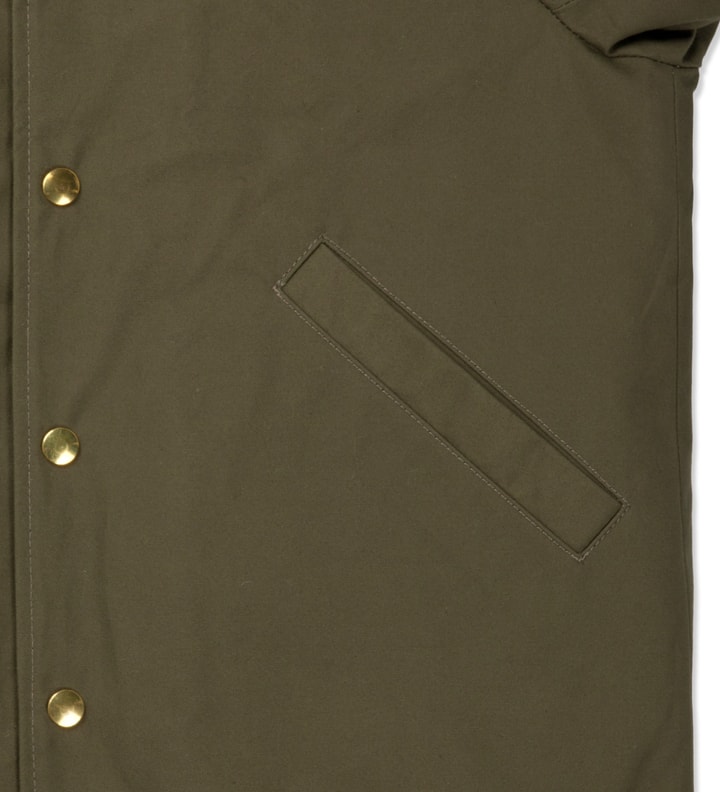 Army Green Shirt Tail Varsity Jacket Placeholder Image