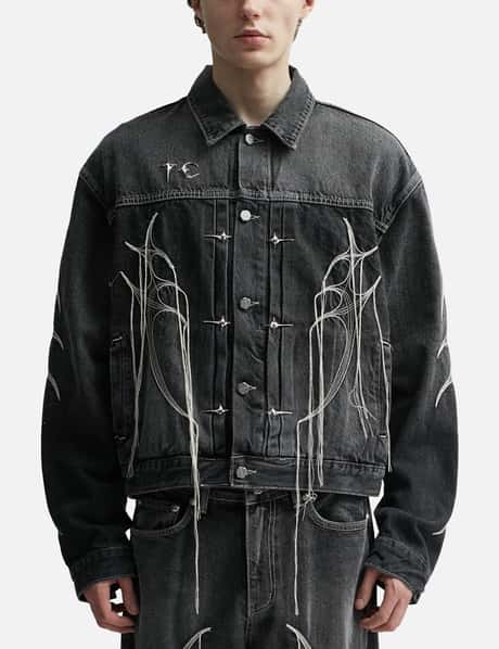 THUG CLUB - Tribal Tree Denim Jacket | HBX - Globally Curated  
