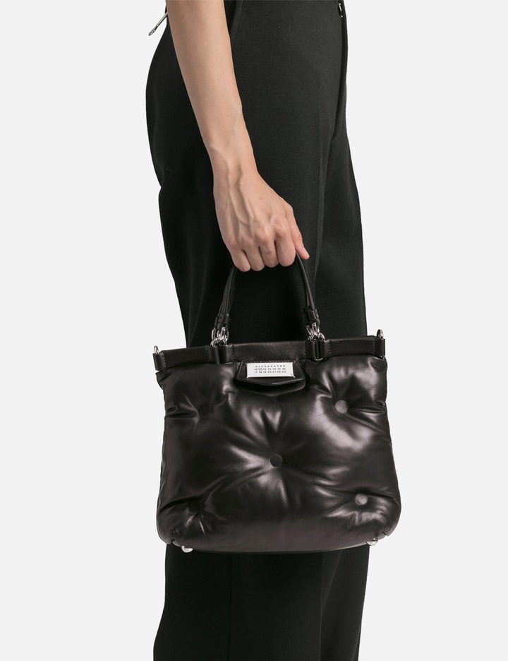 Glam Slam Small Leather Shoulder Bag in Black - Maison Margiela