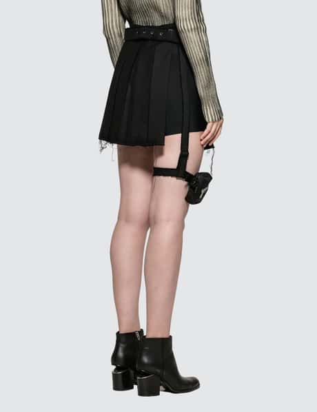 Hyein Seo - Wool Skirt With Garter Belt | HBX - ハイプビースト 