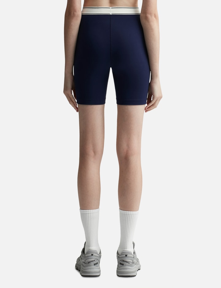 Serif Logo Biker Shorts Placeholder Image