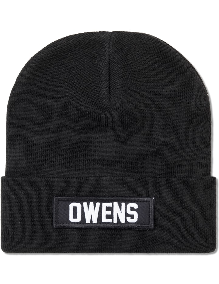 Black Owens Patch Beanie Placeholder Image
