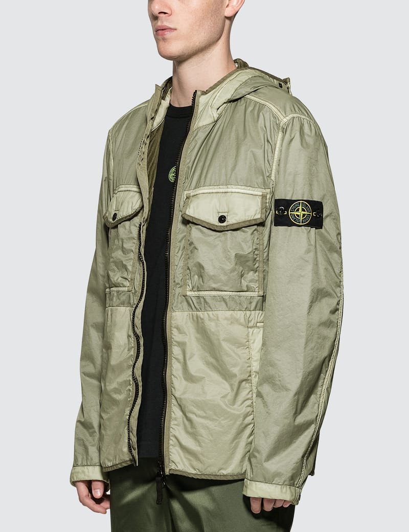 stone island lamy flock olive