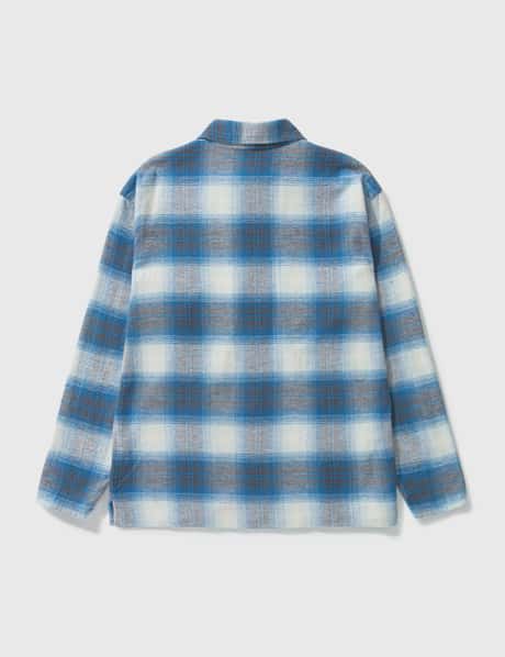 Fucking Awesome - Full Zip Flannel Long Sleeve Shirt | HBX  