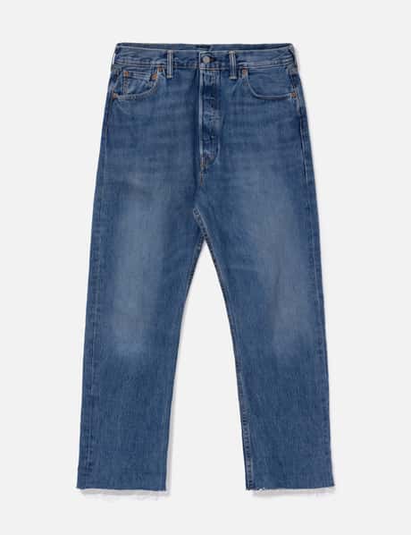 Levi's 501 Pleated Crop Jeans
