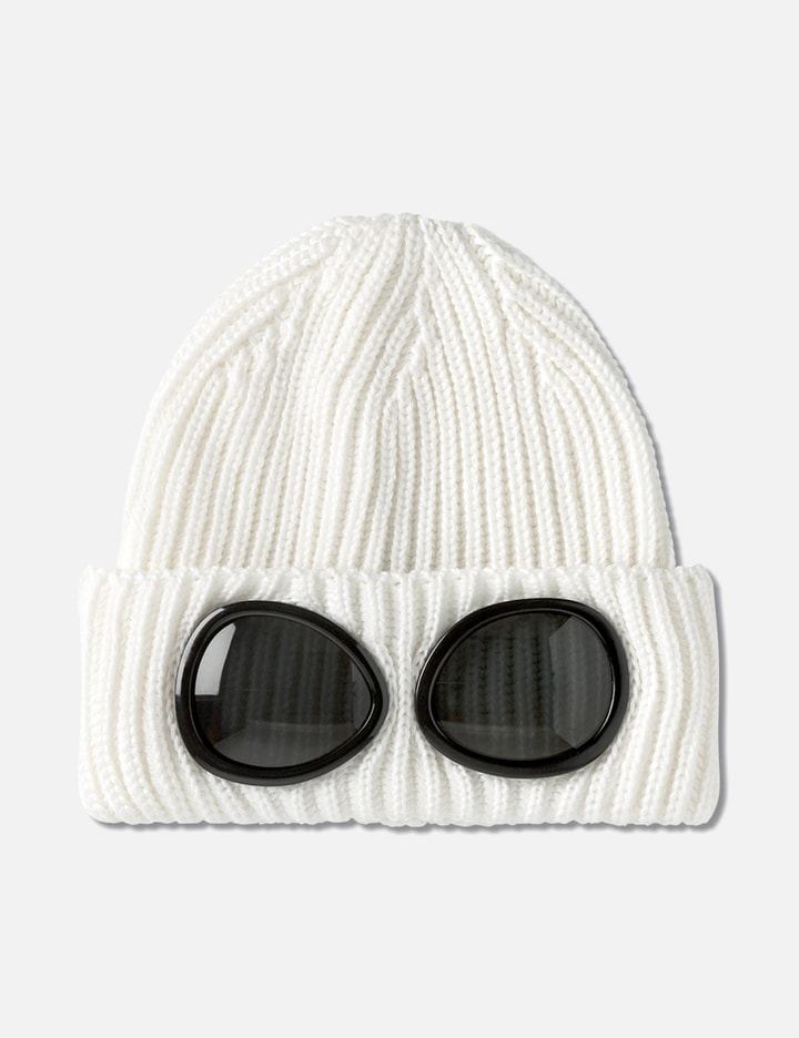 C.P. Company Goggle Beanie in White Placeholder Image