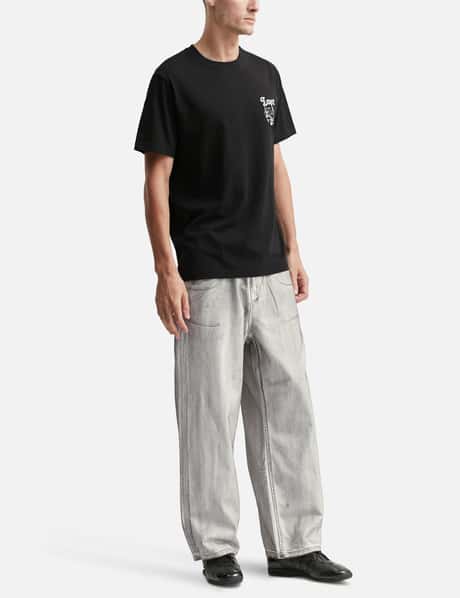 Dirty Washed Wide Denim Pants view 14