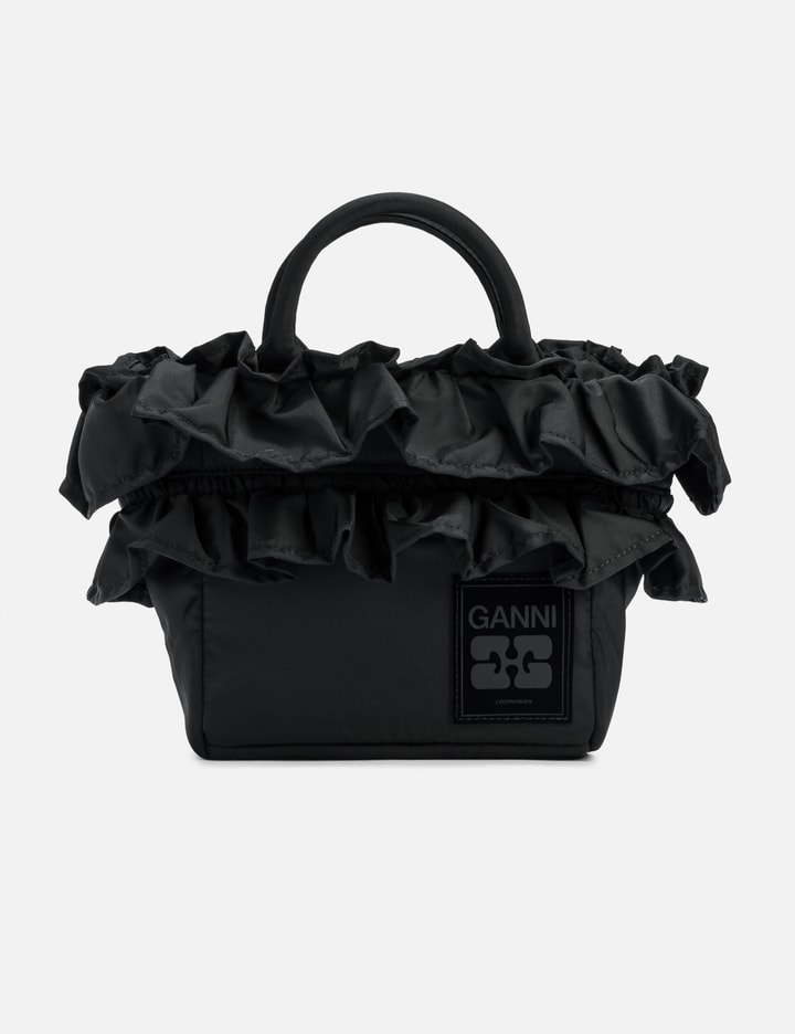 Ganni Mini Ruffle Tote