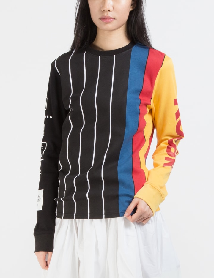 Black Multi Kodak Stripe L/S T-shirt Placeholder Image