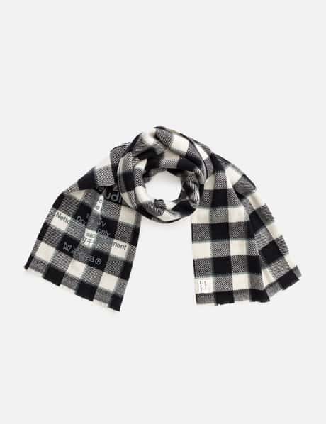 Acne Studios Check Wool Scarf