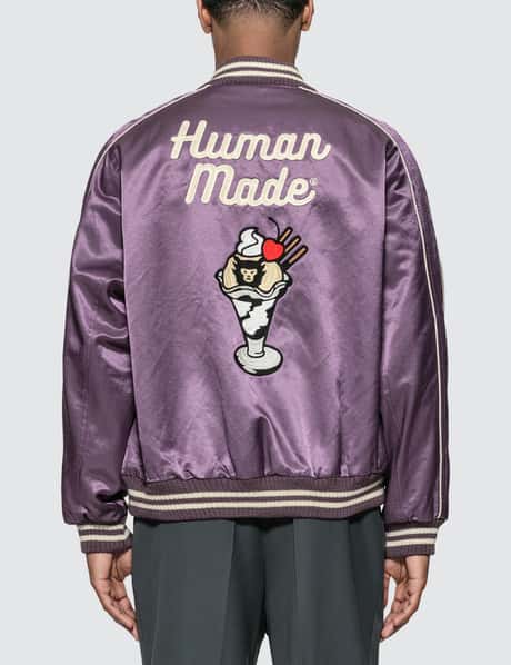 Human Made - Varsity Satin Jacket | HBX - Globally Curated Fashion