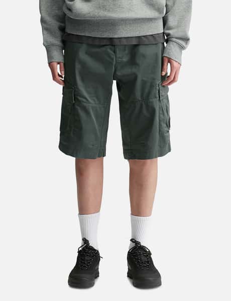 Bermuda Cargo In Satin Stretch view 10