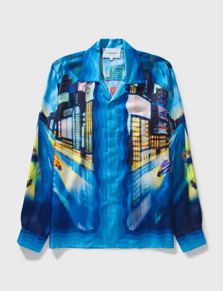 Casablanca Tokyo Nights Silk Shirt