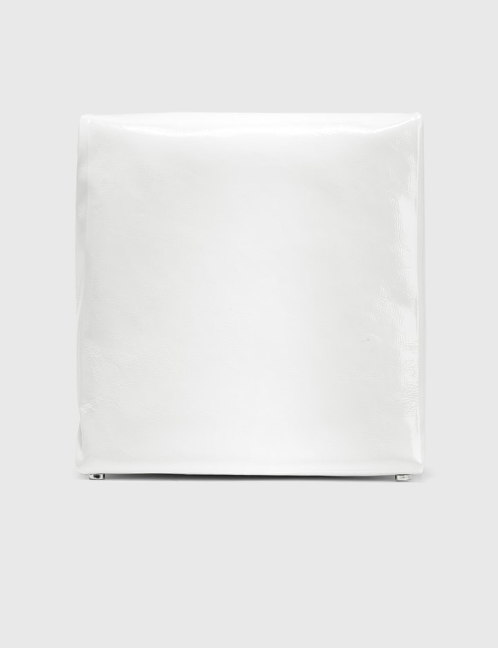 Lunch Bag Clutch - White Patent Leather Placeholder Image