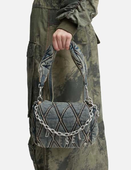 Diesel Charm-D Denim Shoulder Bag - Farfetch