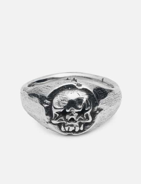 Skull Signet Ring view 4