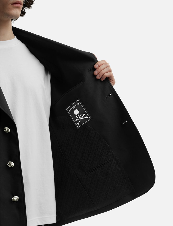 Shop Mastermind Japan Triple Button Blazer In Black