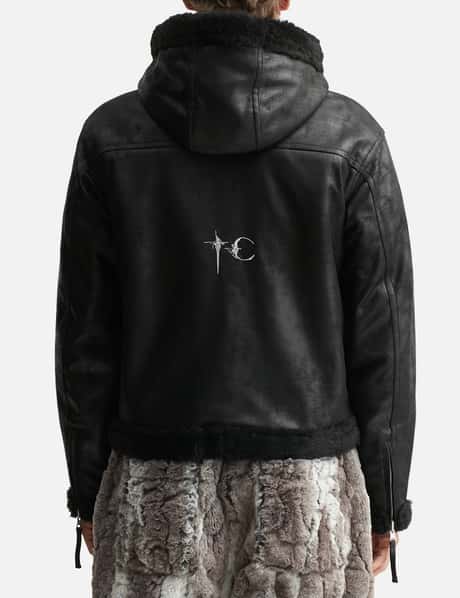 THUG CLUB TC Reversible Shearling Jacket - Oversized, double-sided 
