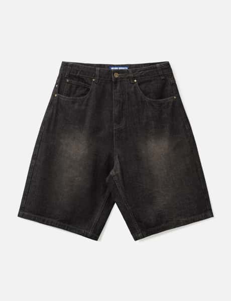 Scorpion Stitch Denim Shorts view 6