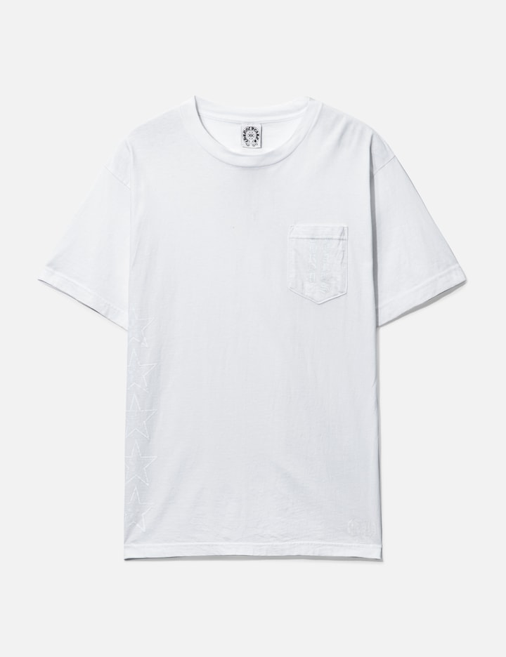 Shop Chrome Hearts Chrome Heart Tonal Logo T-shirt In White