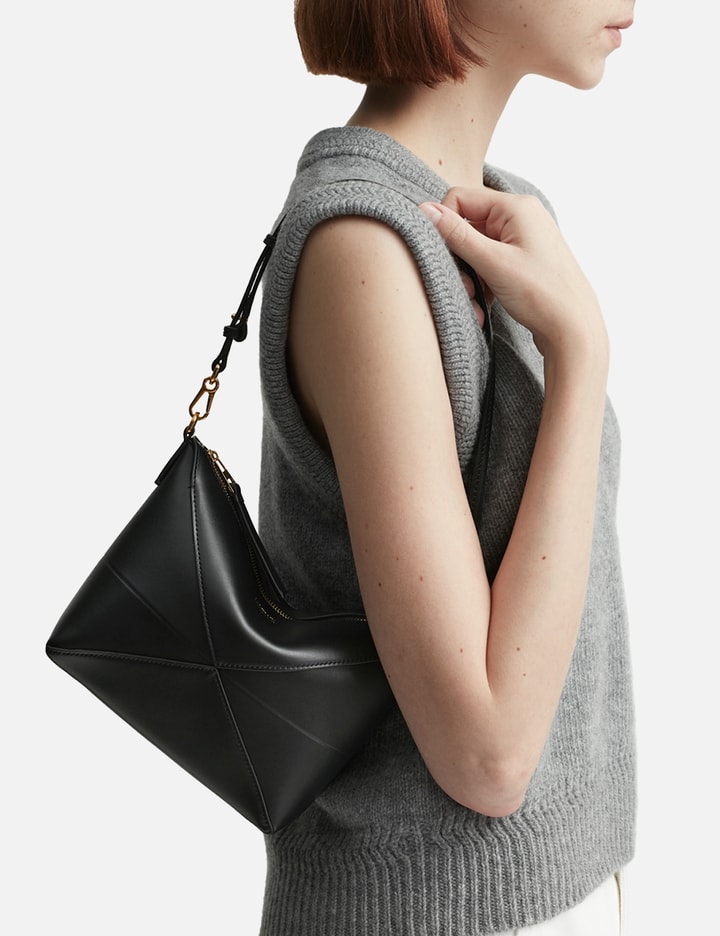 Loewe Puzzle Fold Pouch In Black