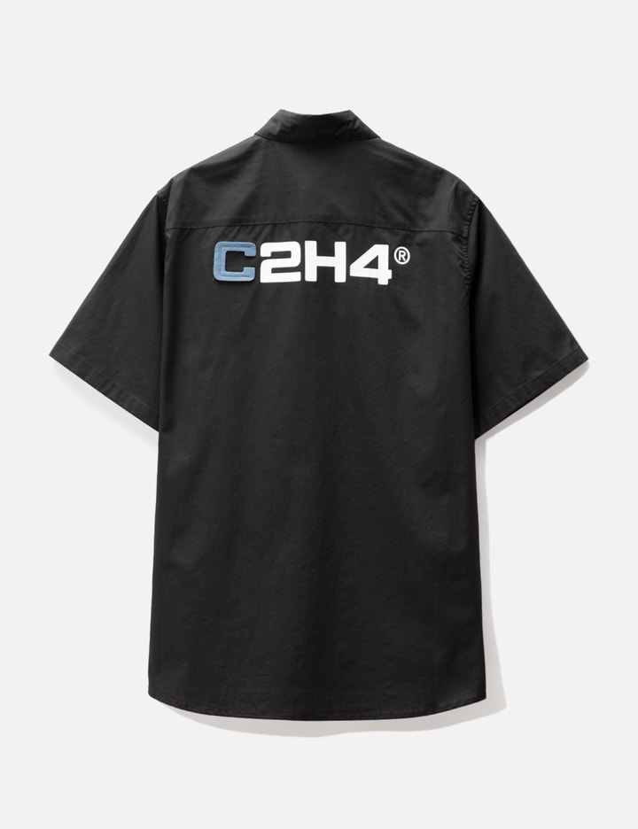 Shop C2h4 Staff Uniform Logo Shirt In Black