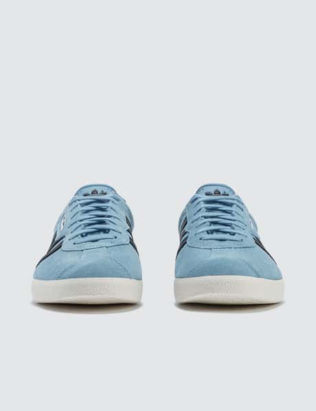 adidas gazelle silver green womens Trainers main image 0