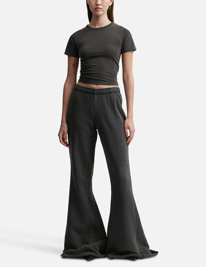 Shop Entire Studios Heavy Flare Sweatpants In Black