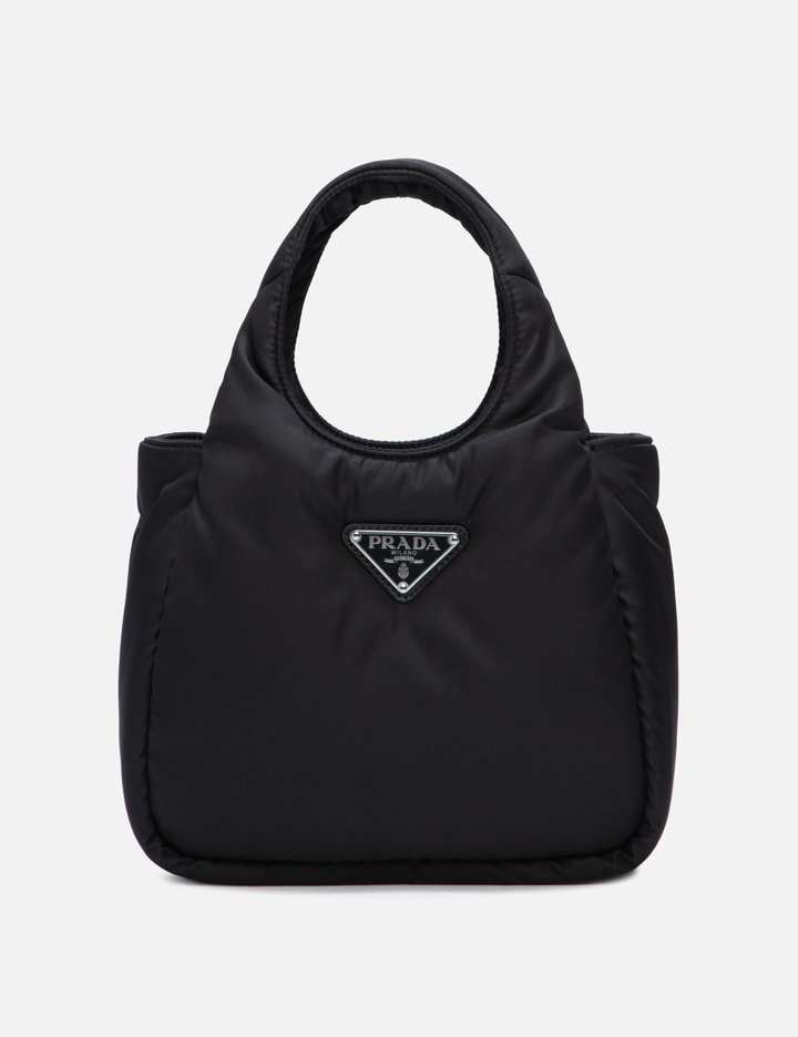 Prada Soft Padded Re-nylon Mini-bag In Black