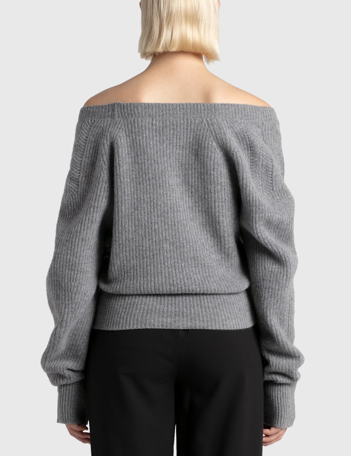 Drop Shoulder Wrap Sweater Placeholder Image