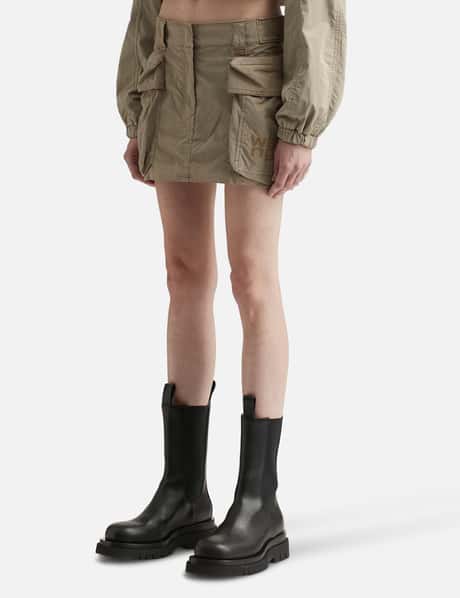 BIG POCKET CARGO MINI SKIRT view 7