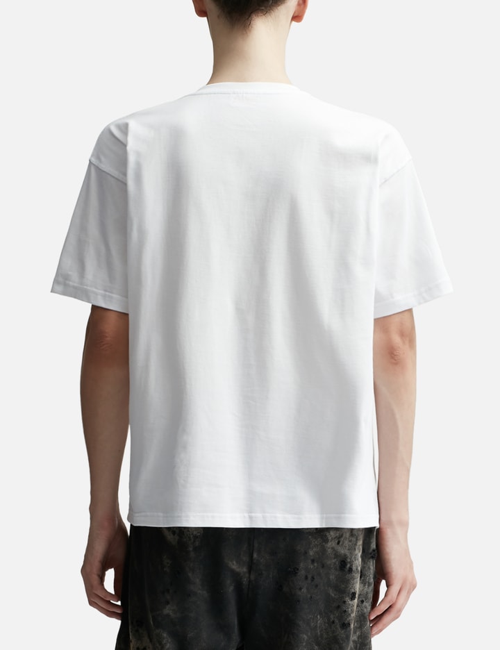 Shop Diesel T-shirt With Layered Logos In White