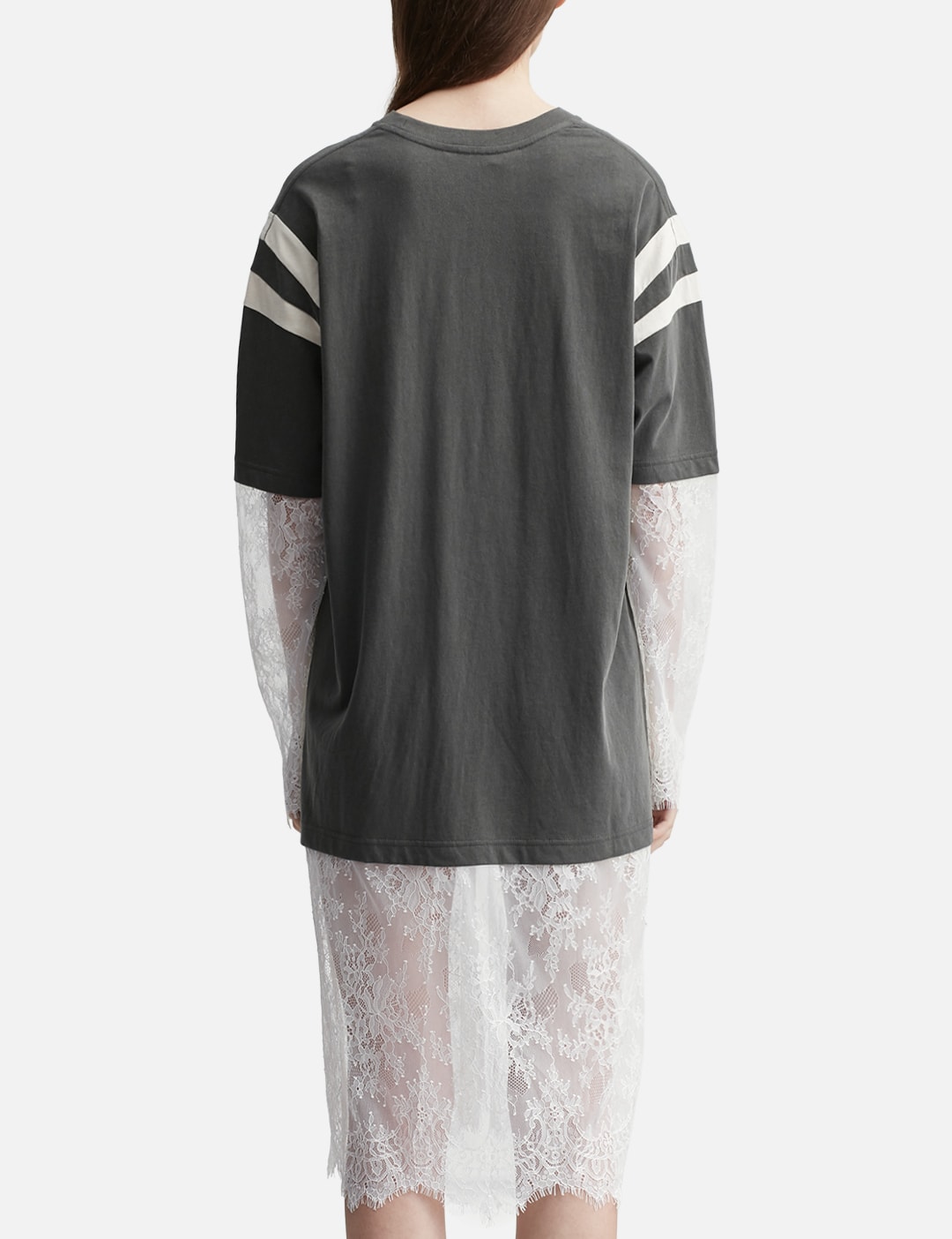 Layered Lace Sleeve Tee view 10