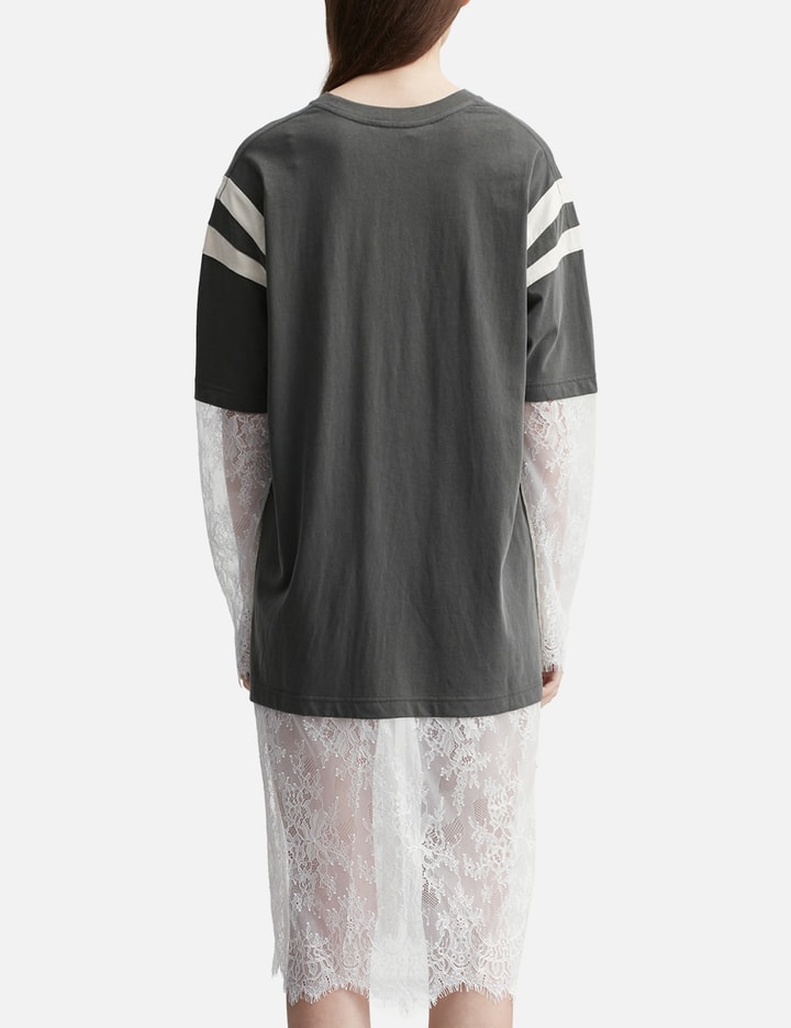 Layered Lace Sleeve Tee Placeholder Image
