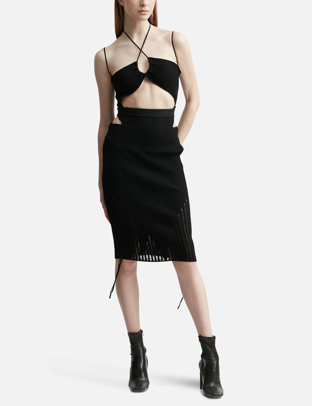 Ribbed Knit Sleeveless Bodysuit view 19