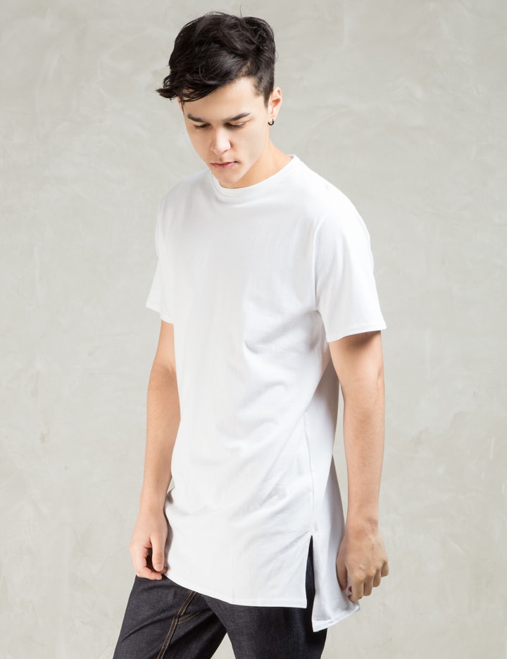 White E-long Hi-lo T-shirt Placeholder Image