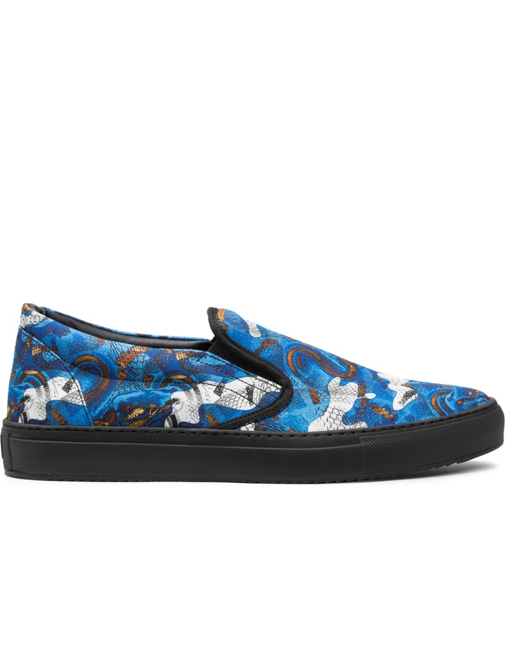 Black Allover Snake Blue Slip-On Placeholder Image