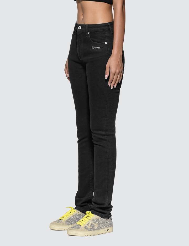 Skinny Fit Jeans With Twisted Scarf Placeholder Image