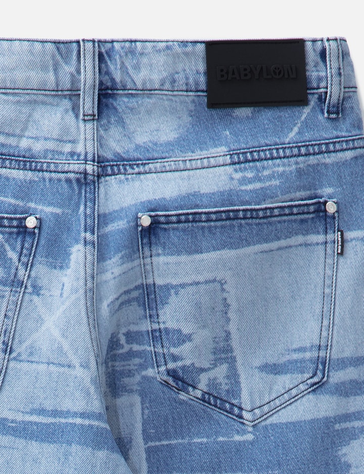 Lasered Baggy 5 Pockets Pants Placeholder Image