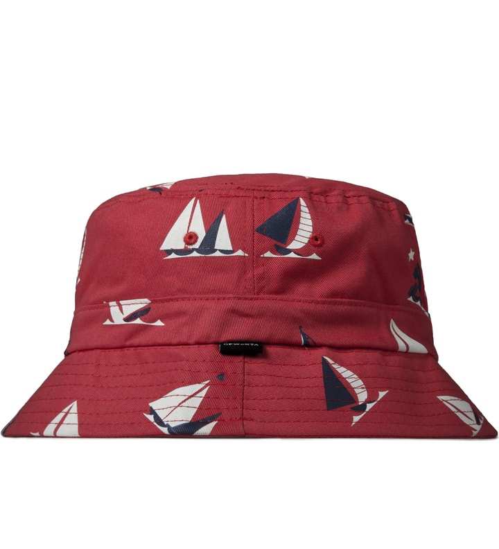 Red Sinking Boat Bucket Hat Placeholder Image