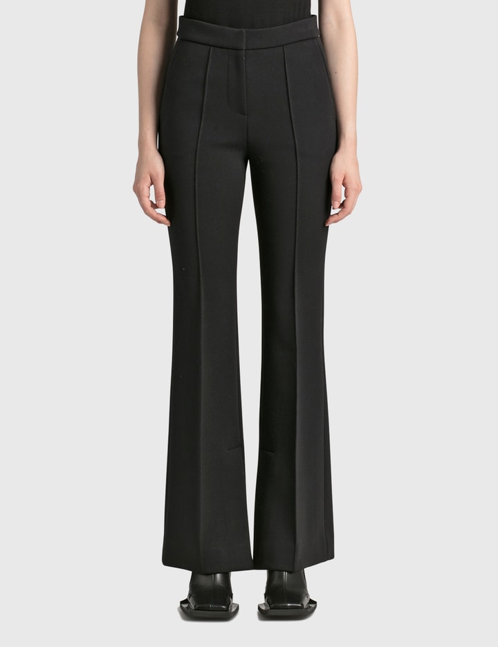 Side Slit Slim-fit Flared Pants Placeholder Image