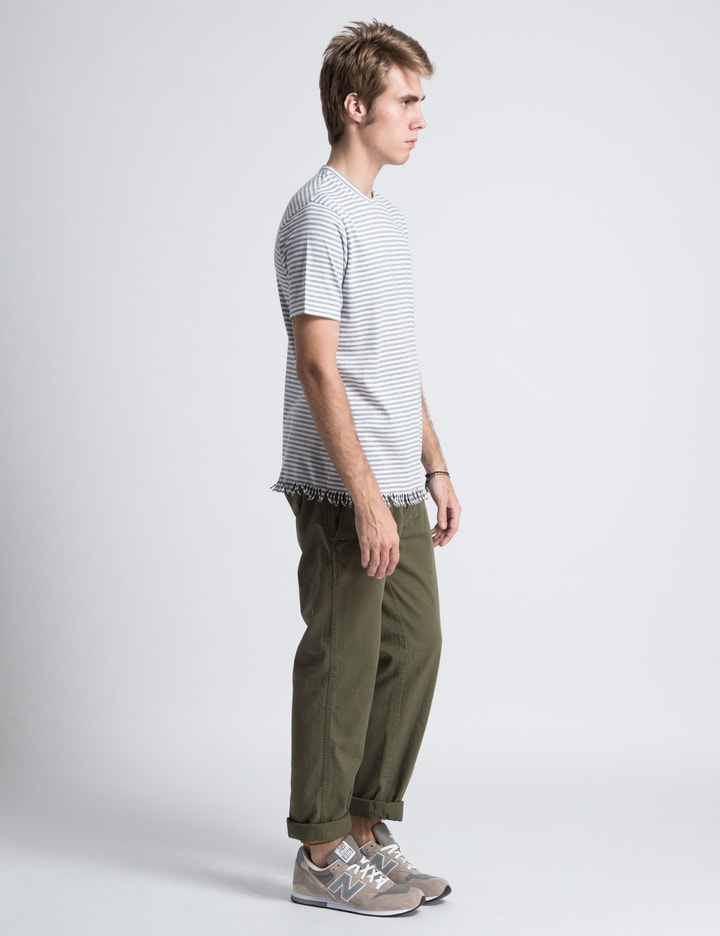 Grey Border Fringe S/S T-Shirt Placeholder Image