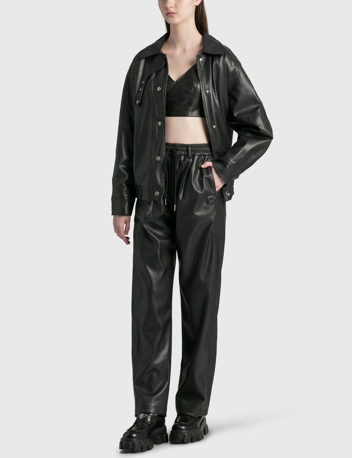 Faux Leather Track Pants Placeholder Image