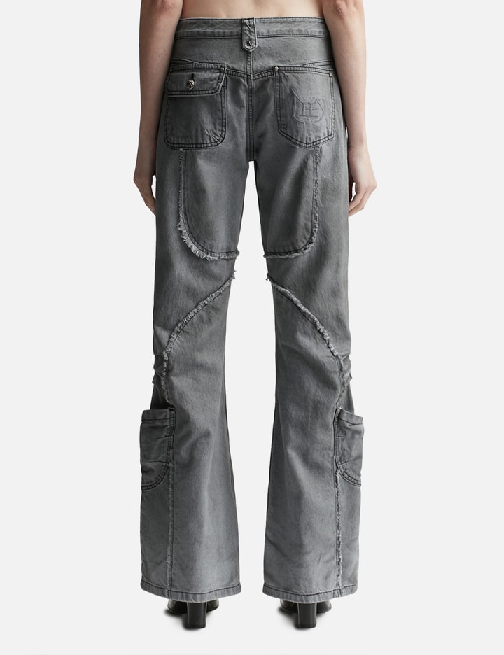 SHIRRING CUT-OFF BOOTS CUT PANTS Placeholder Image