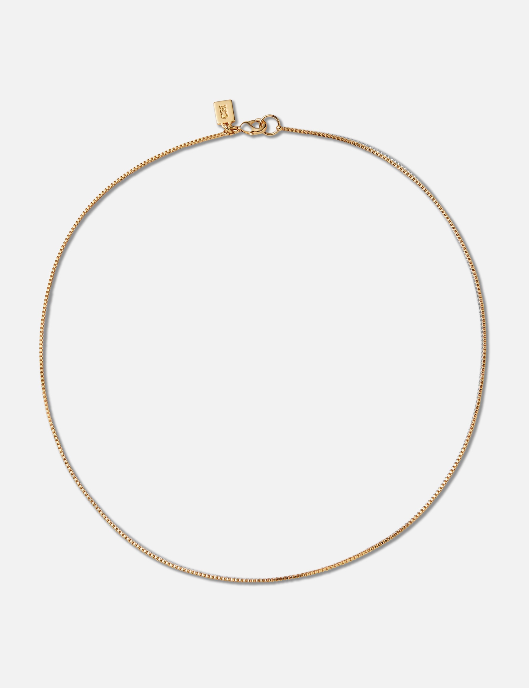 Box Chain Gold Plated 50cm view 7