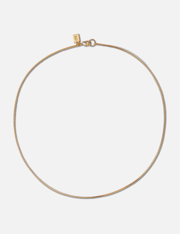 Crystal Haze Box Chain Gold Plated 50cm