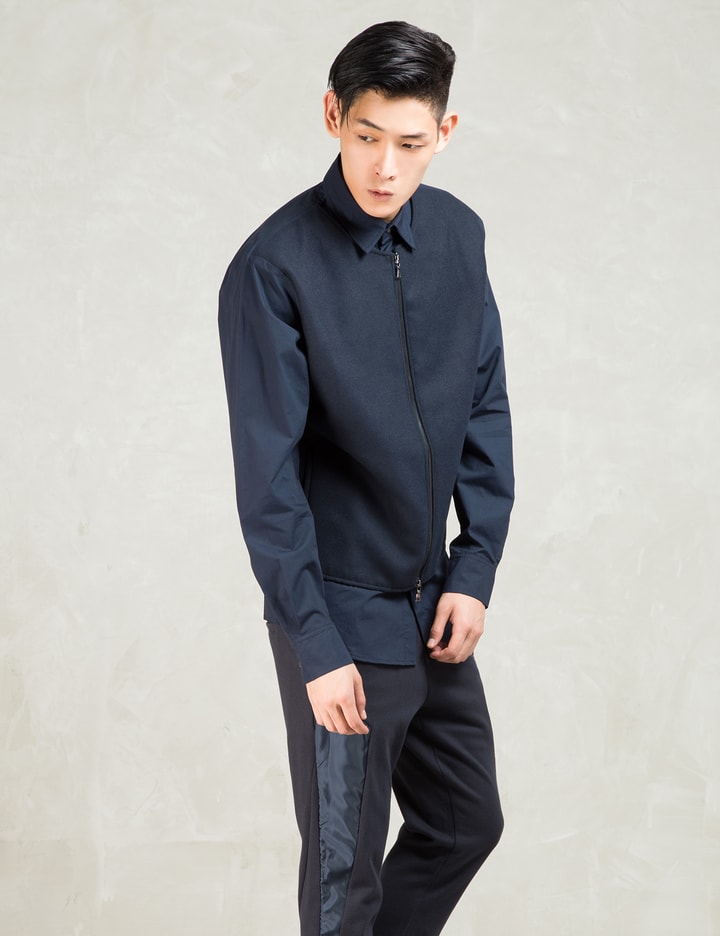 Navy Illusion Layered Over Shirt Placeholder Image