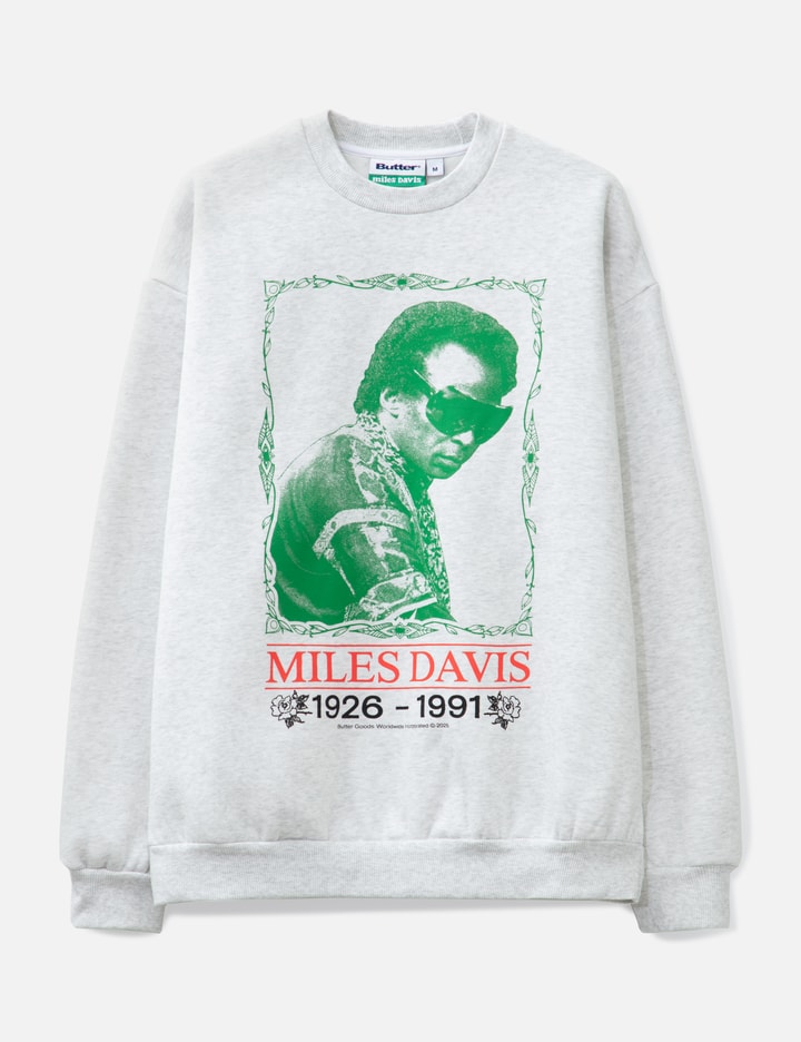 Butter Goods x Miles Davis Thanks Crewneck Placeholder Image